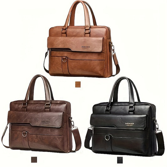 Daily Office Use Men'S Laptop Briefcases, Business Shoulder Bags, And Crossbody Bags, Available in Three Colors And Three Styles, for Outdoor Travel And Daily Office Use.