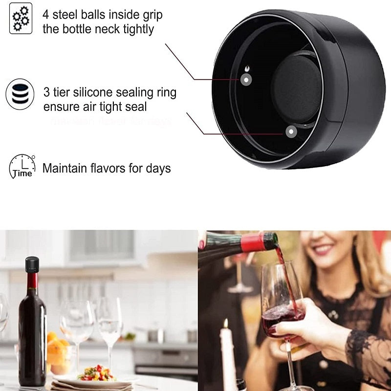 Reusable Wine Stoppers - Keep Your Wine Fresh & Leak-Proof With These Vacuum Preservers