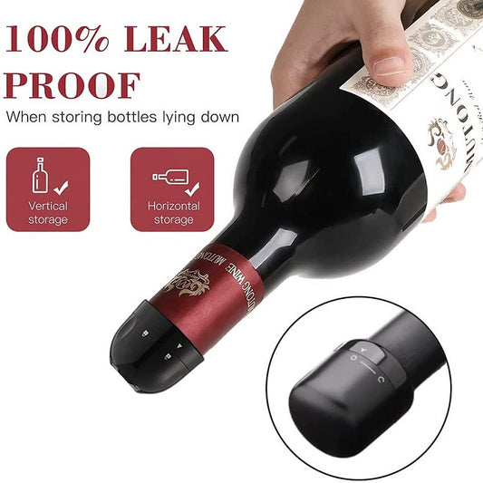 Reusable Wine Stoppers - Keep Your Wine Fresh & Leak-Proof With These Vacuum Preservers