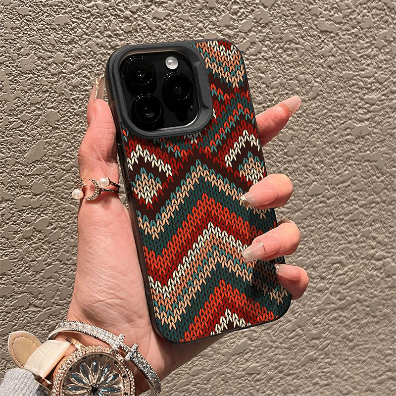 Bohemian Style Patterned TPU Phone Case for iPhone 16 Pro Max 15, 14, 13, 12, 11