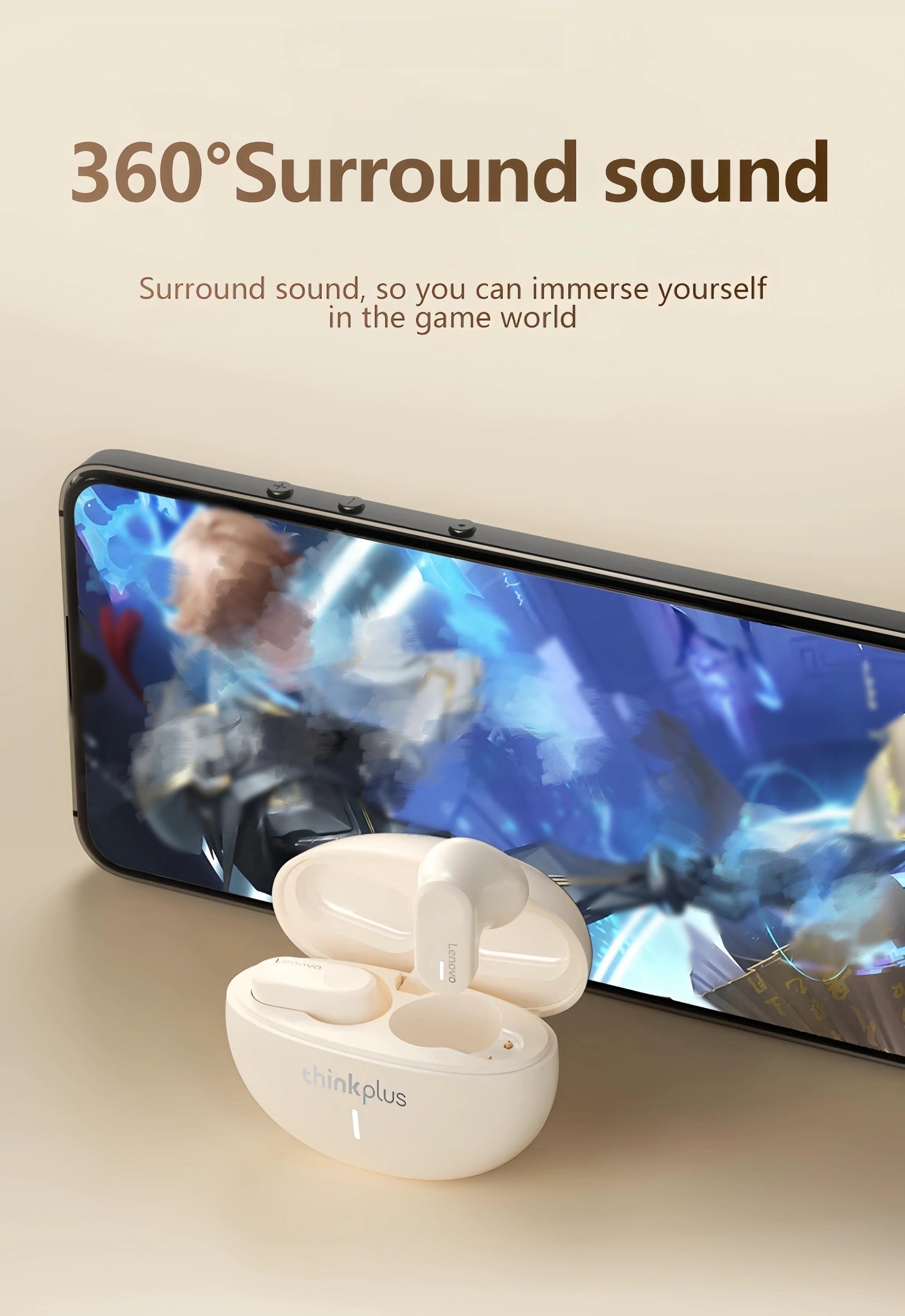 Lenovo LP19 Premium Wireless Earbuds for Immersive Audio Experience