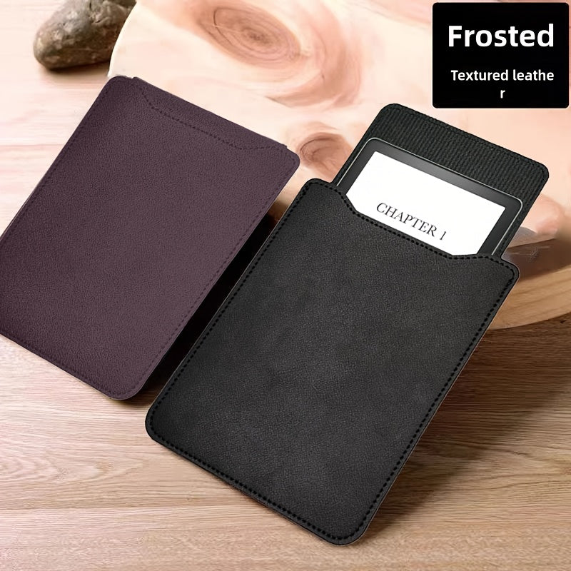 Slim Faux Leather E-Book Case with Inner Pocket - Waterproof, Anti-Scratch & Fingerprint-Resistant for Kindle Paperwhite 6th Gen/Voyage/5th Gen (17.27cm) & Fire HD 6th Gen