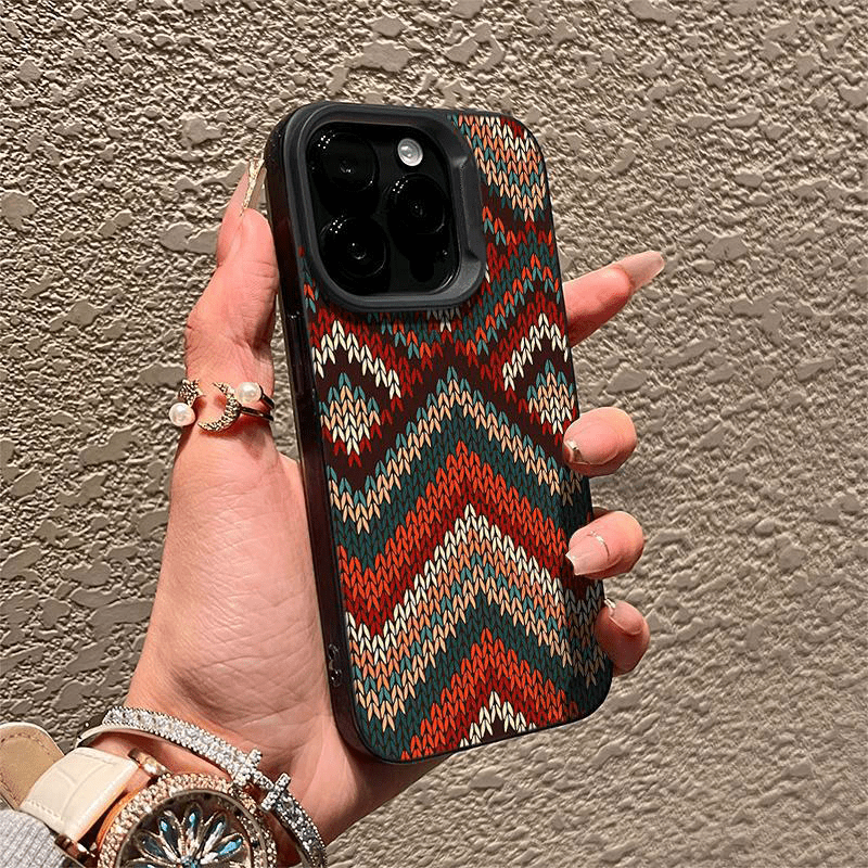 Bohemian Style Patterned TPU Phone Case for iPhone 16 Pro Max 15, 14, 13, 12, 11