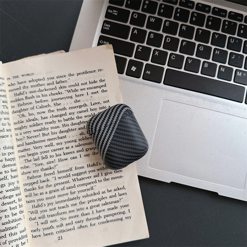 Carbon Fiber Color Striped Airpods Pro Headphone Case Airpods4/3 Third Generation