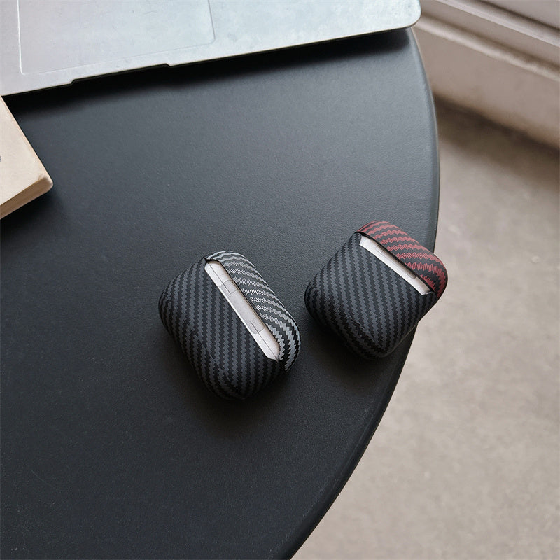 Carbon Fiber Color Striped Airpods Pro Headphone Case Airpods4/3 Third Generation