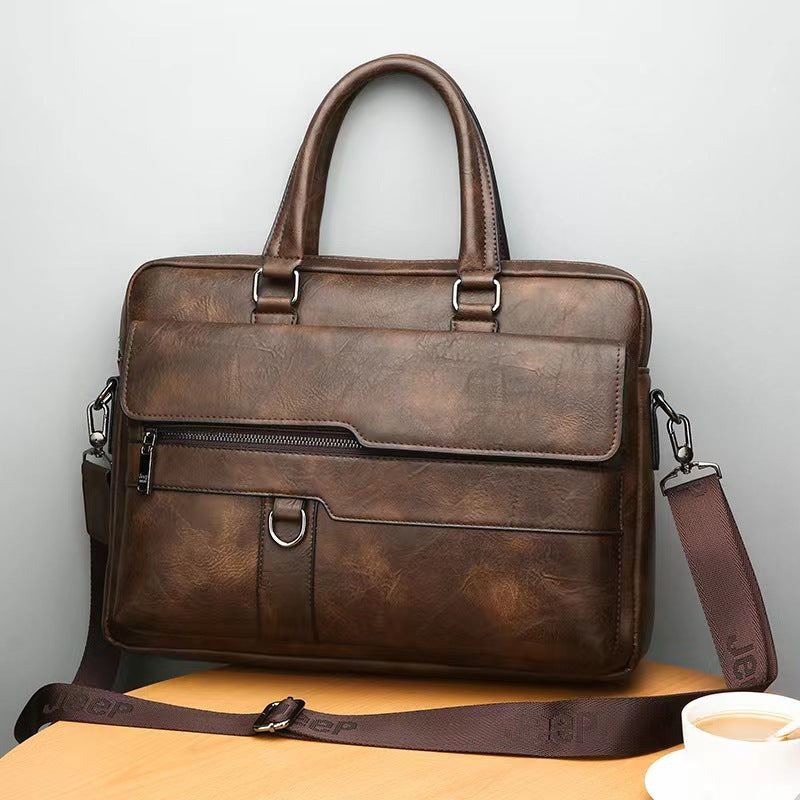 Daily Office Use Men'S Laptop Briefcases, Business Shoulder Bags, And Crossbody Bags, Available in Three Colors And Three Styles, for Outdoor Travel And Daily Office Use.