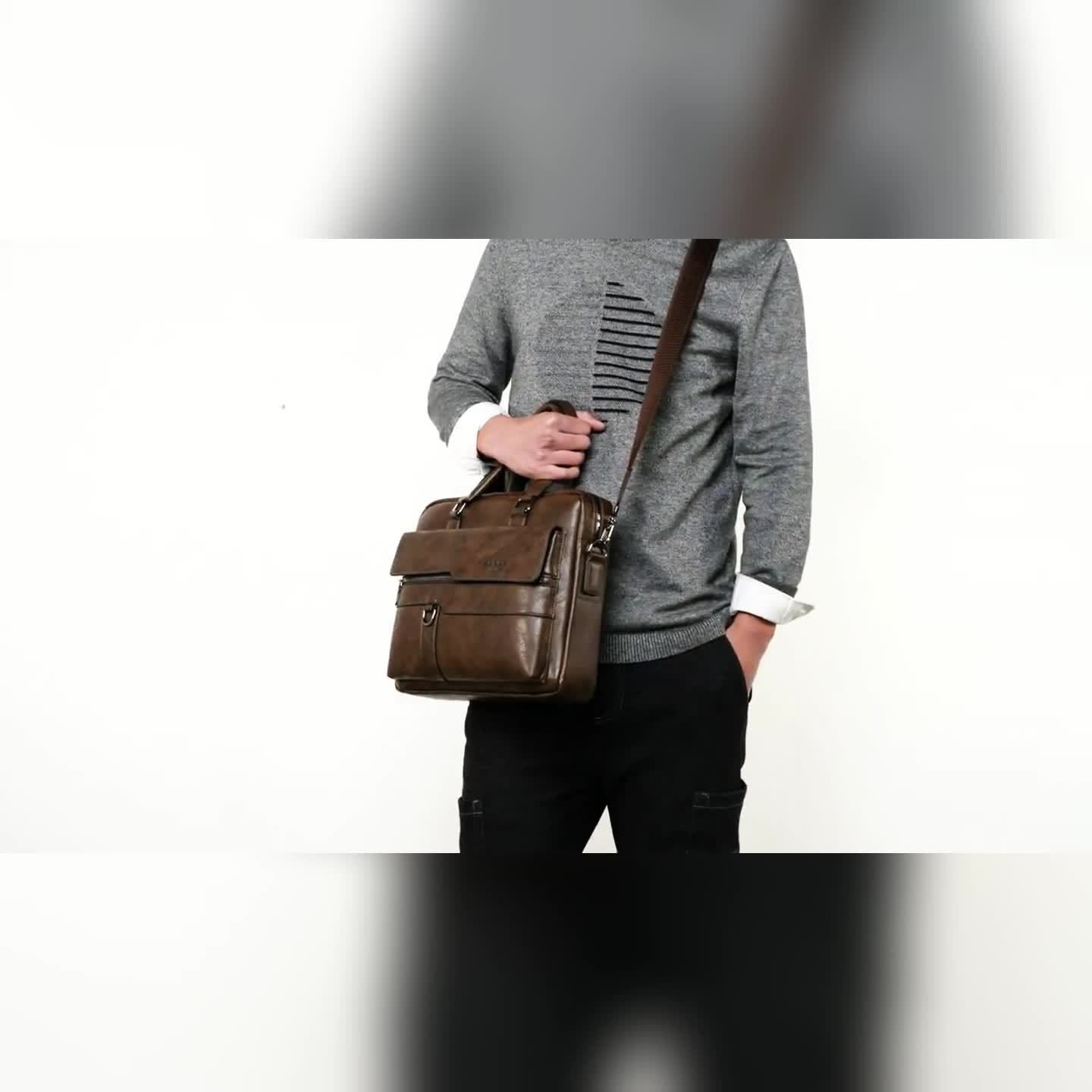 Daily Office Use Men'S Laptop Briefcases, Business Shoulder Bags, And Crossbody Bags, Available in Three Colors And Three Styles, for Outdoor Travel And Daily Office Use.