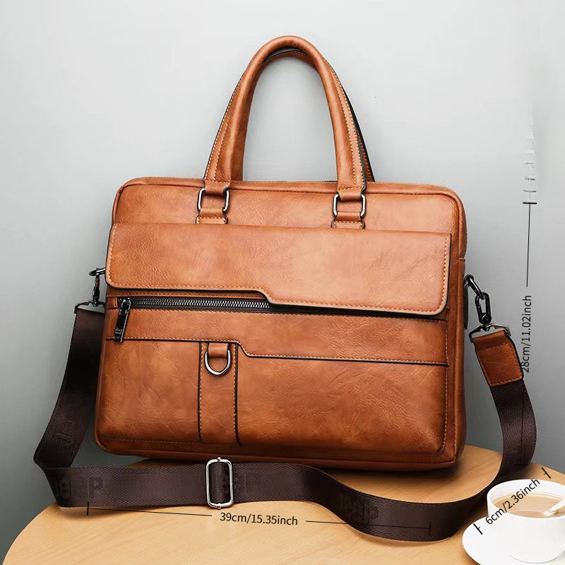 Daily Office Use Men'S Laptop Briefcases, Business Shoulder Bags, And Crossbody Bags, Available in Three Colors And Three Styles, for Outdoor Travel And Daily Office Use.