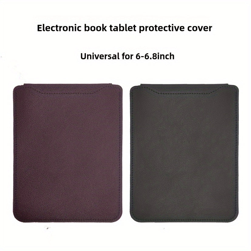 Slim Faux Leather E-Book Case with Inner Pocket - Waterproof, Anti-Scratch & Fingerprint-Resistant for Kindle Paperwhite 6th Gen/Voyage/5th Gen (17.27cm) & Fire HD 6th Gen