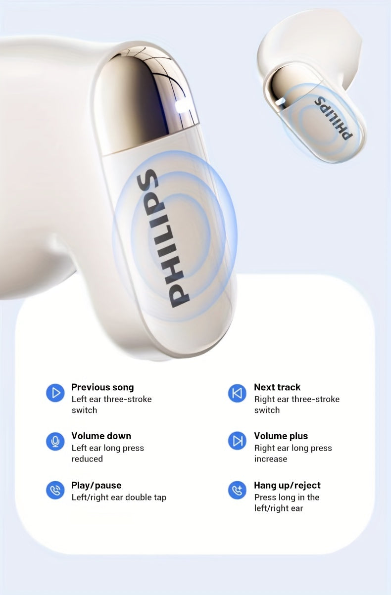 New Philips Wireless Earbuds Headphones,